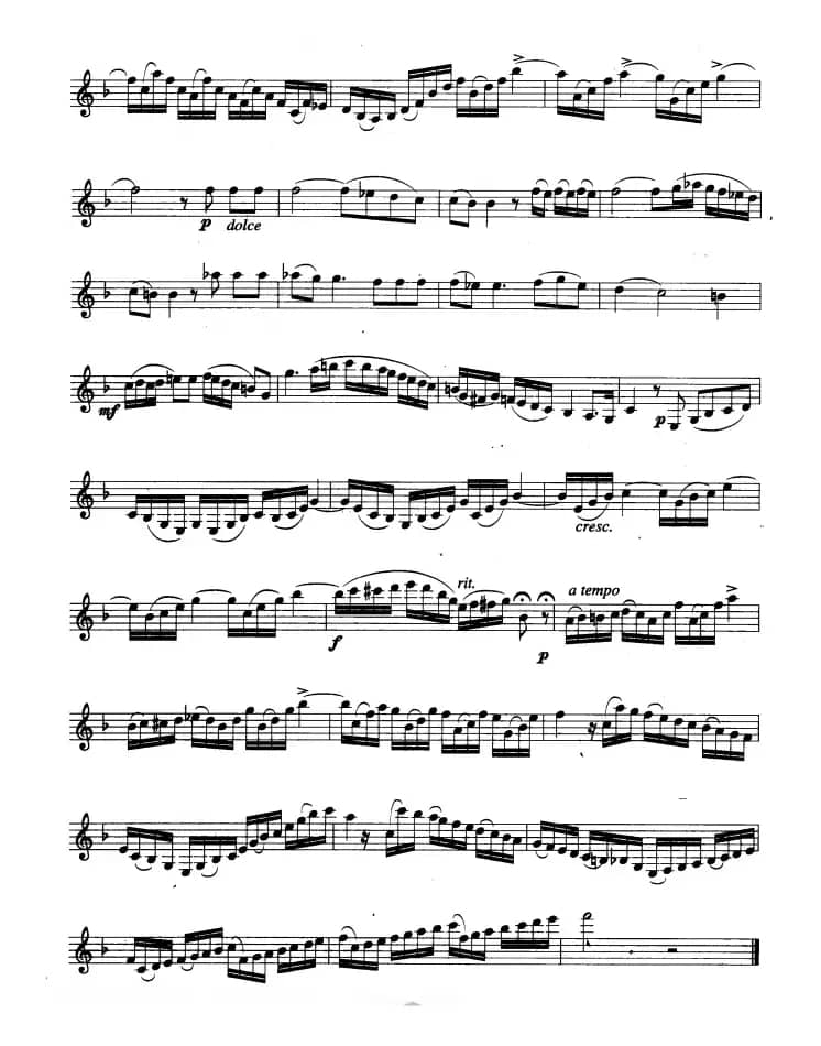 单簧管考级教材·第八级