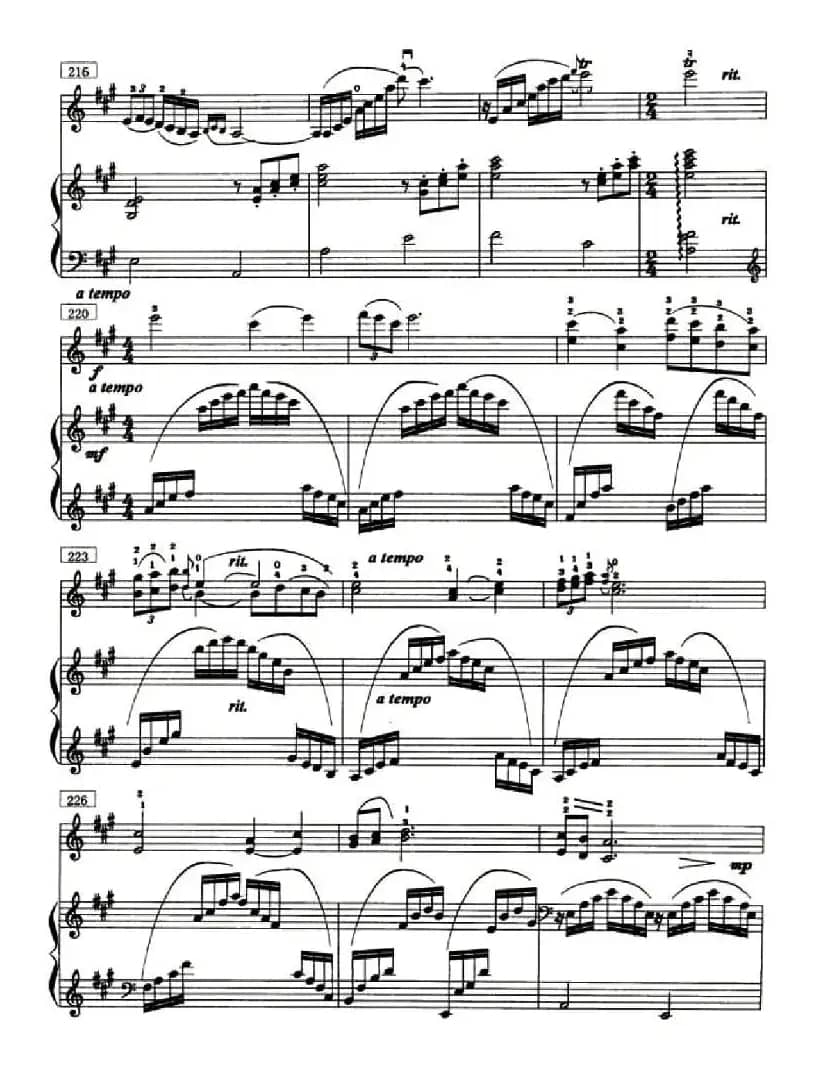 鼓声（小提琴+钢琴）