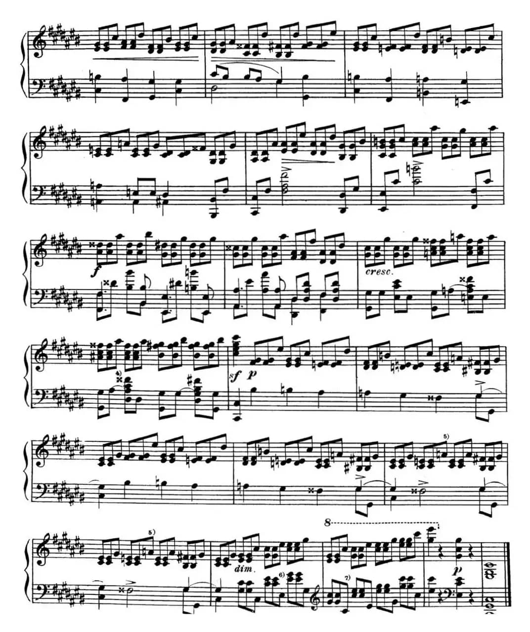 斯克里亚宾 钢琴练习曲 Op.8 No.1 Alexander Scriabin Etudes