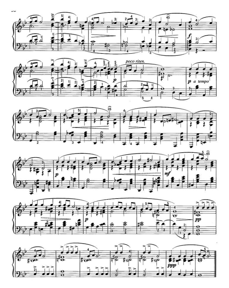 不可不弹的世界钢琴名曲：悲歌