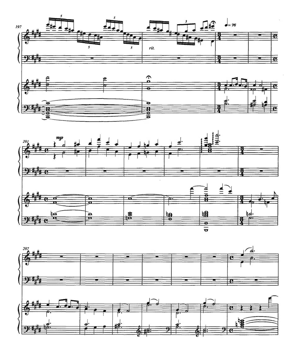 松花江上（钢琴协奏曲)P11—2）