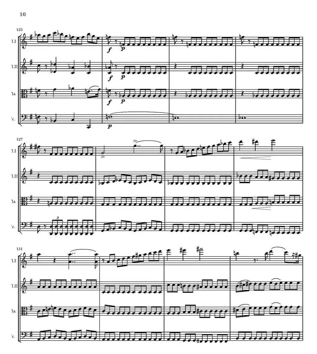String Quartet nr.18 in E minor（E小调弦乐四重奏、P1-15）