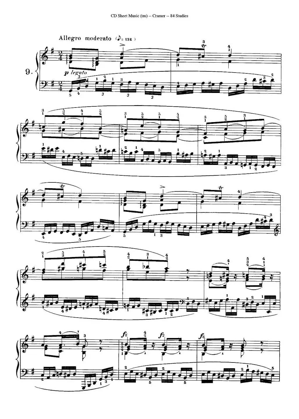 Cramer - 84 exercices（6—10）（克拉莫84首钢琴练习曲）