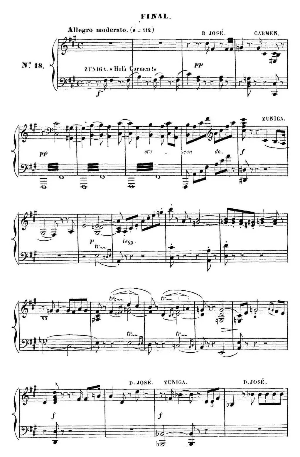 Carmen for Solo Piano（卡门全剧钢琴独奏版）（No.18）