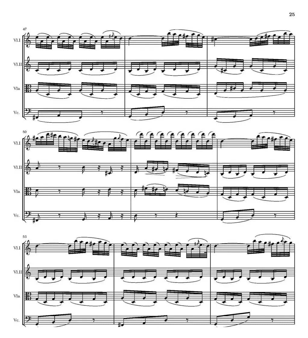 String Quartet nr.18 in E minor（E小调弦乐四重奏、P16-30）