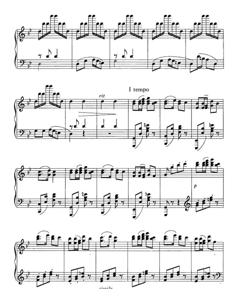 民间舞蹈（钢琴曲2首）