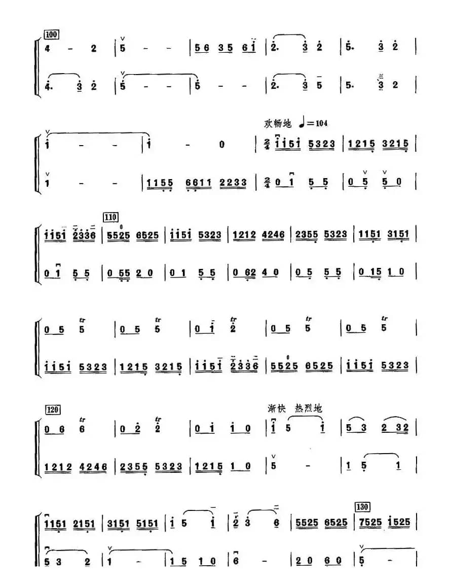 琴情（二胡二重奏）