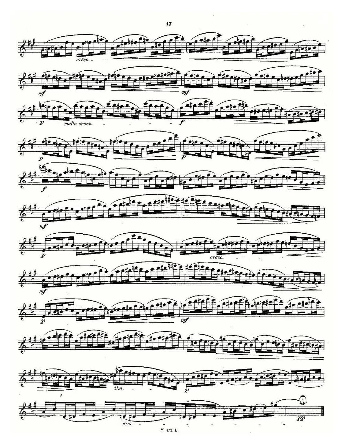 24首长笛练习曲 Op.15 之6—10