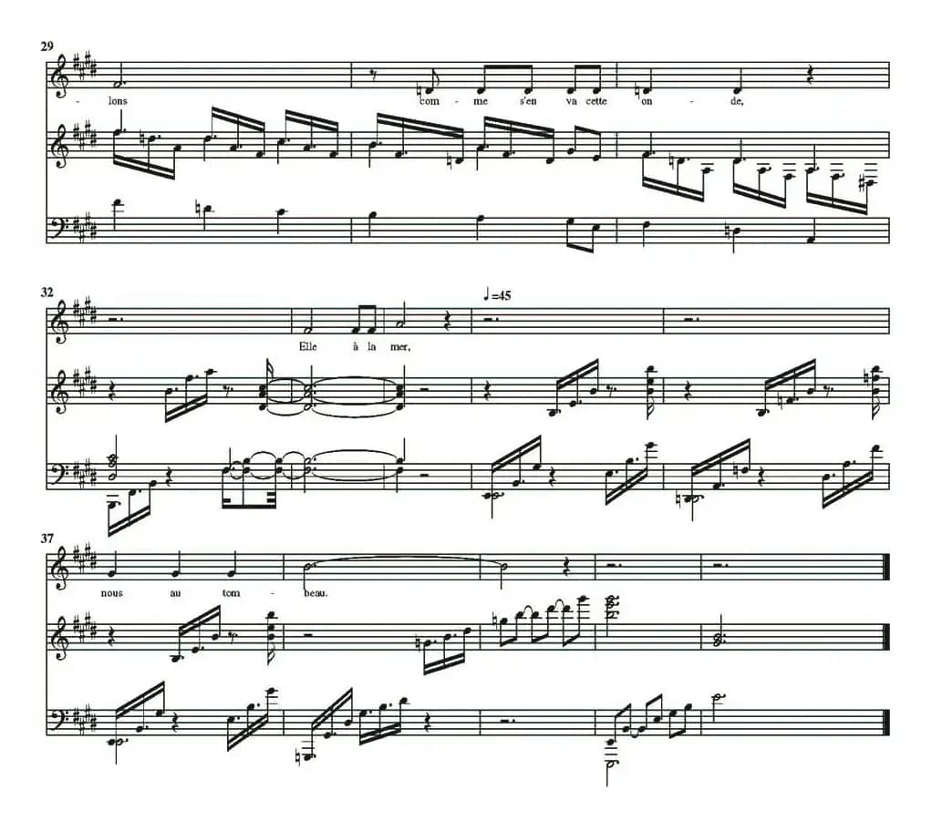 Beau Soir（美丽的夜晚、小提琴+钢琴伴奏）