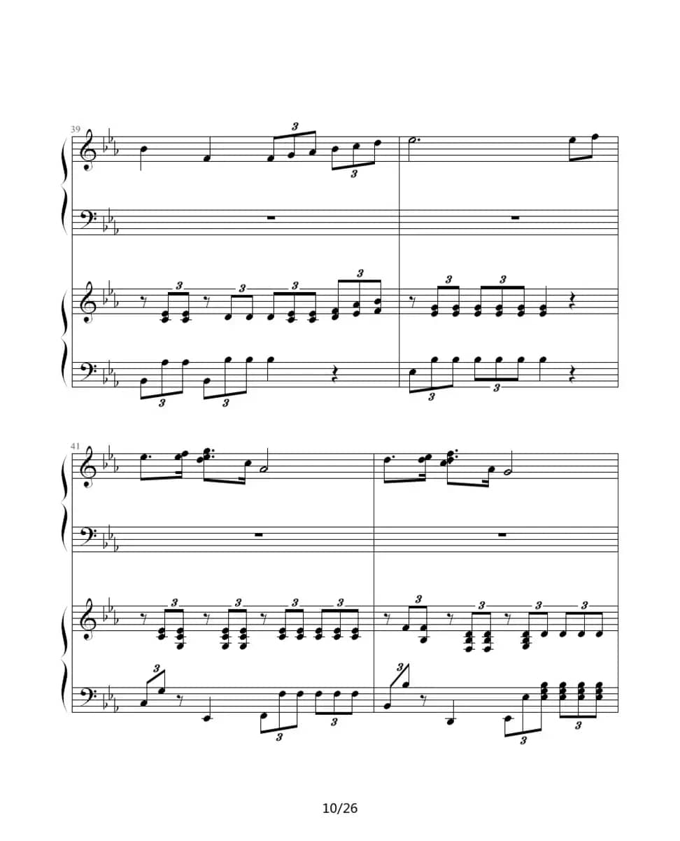 ココロの音（双钢琴）