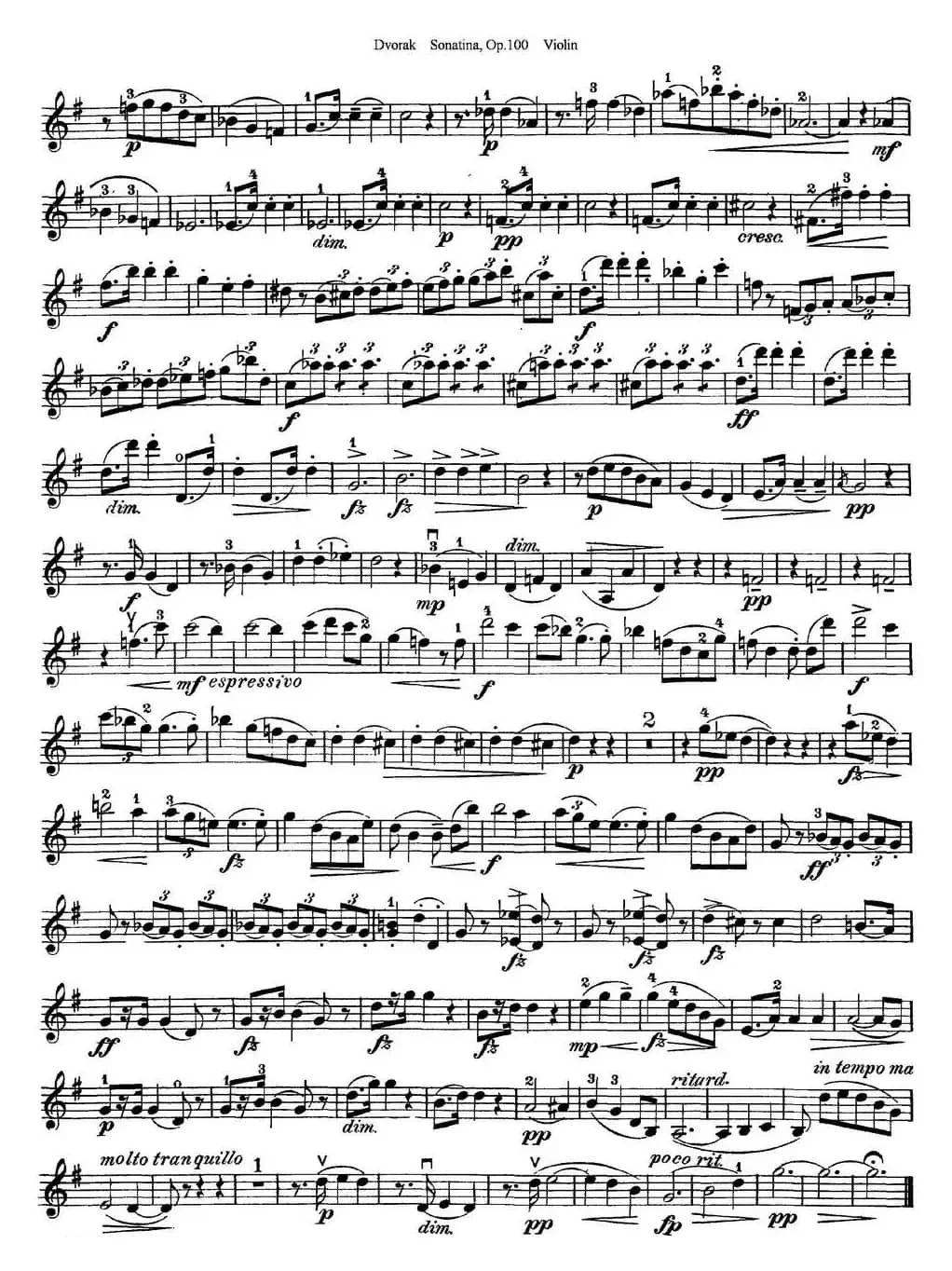 Violin Sonatina Op.100