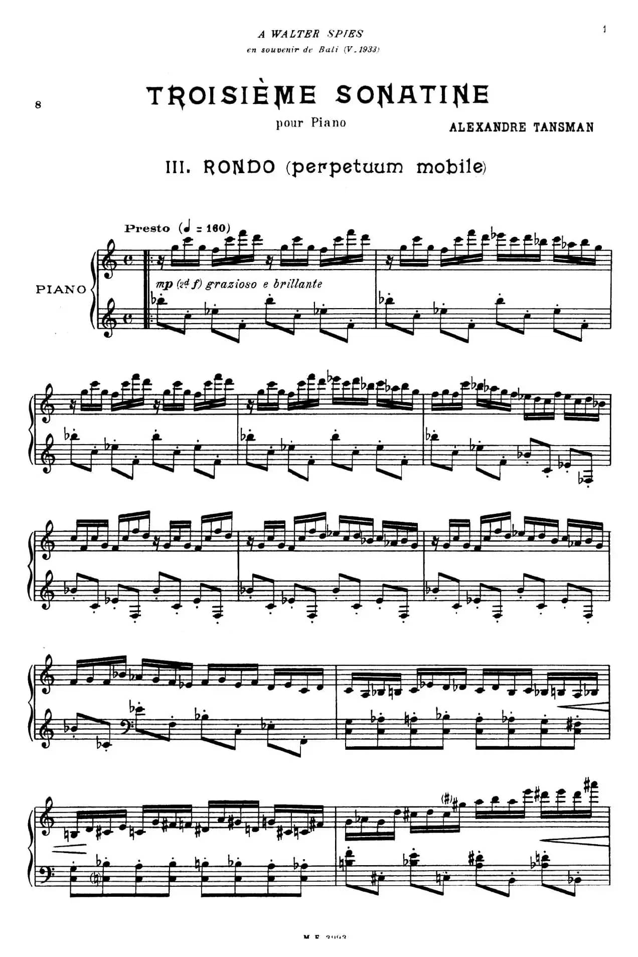 第三钢琴小奏鸣曲（Ⅲ）