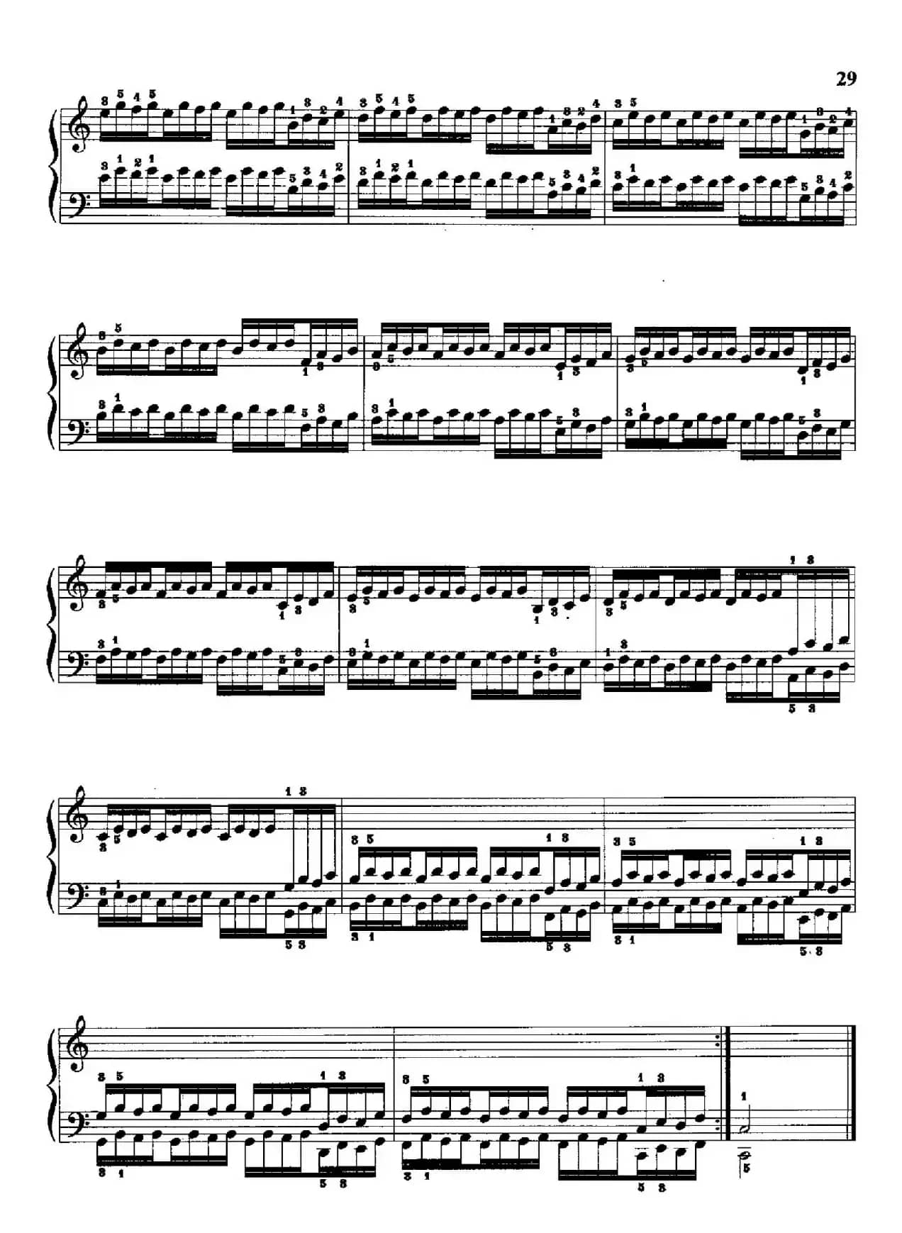 哈农钢琴练指法（第二部分·24）