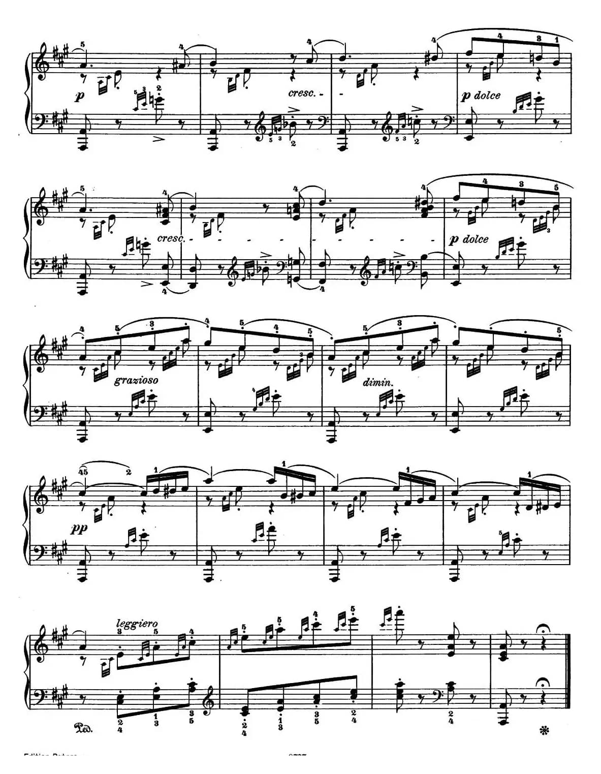 51首无词歌第30首（Op.62  No.6）