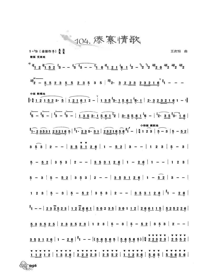 葫芦丝曲精选：傣寨情歌