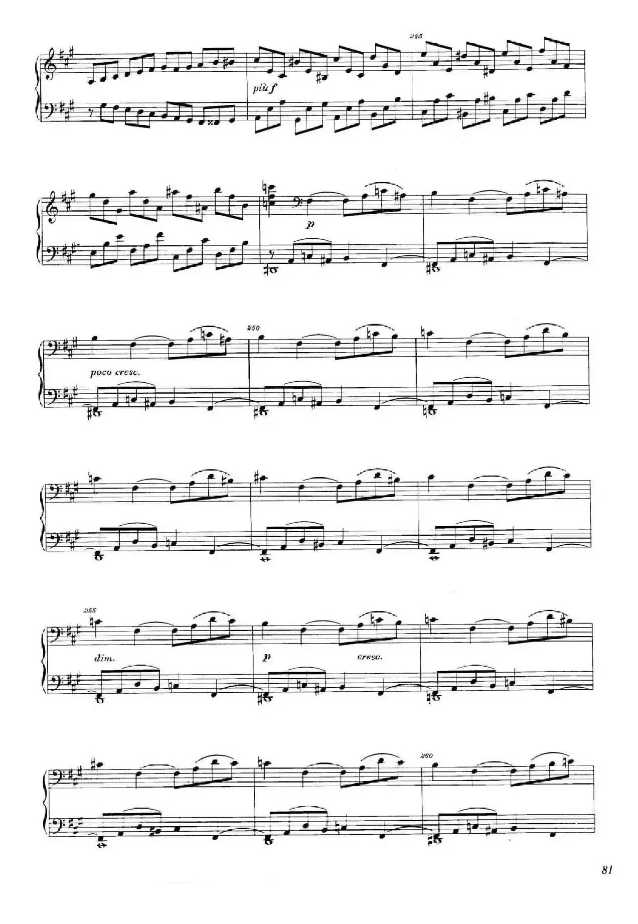 A大调钢琴大奏鸣曲（Grobe Sonate in A Major WWV 26）