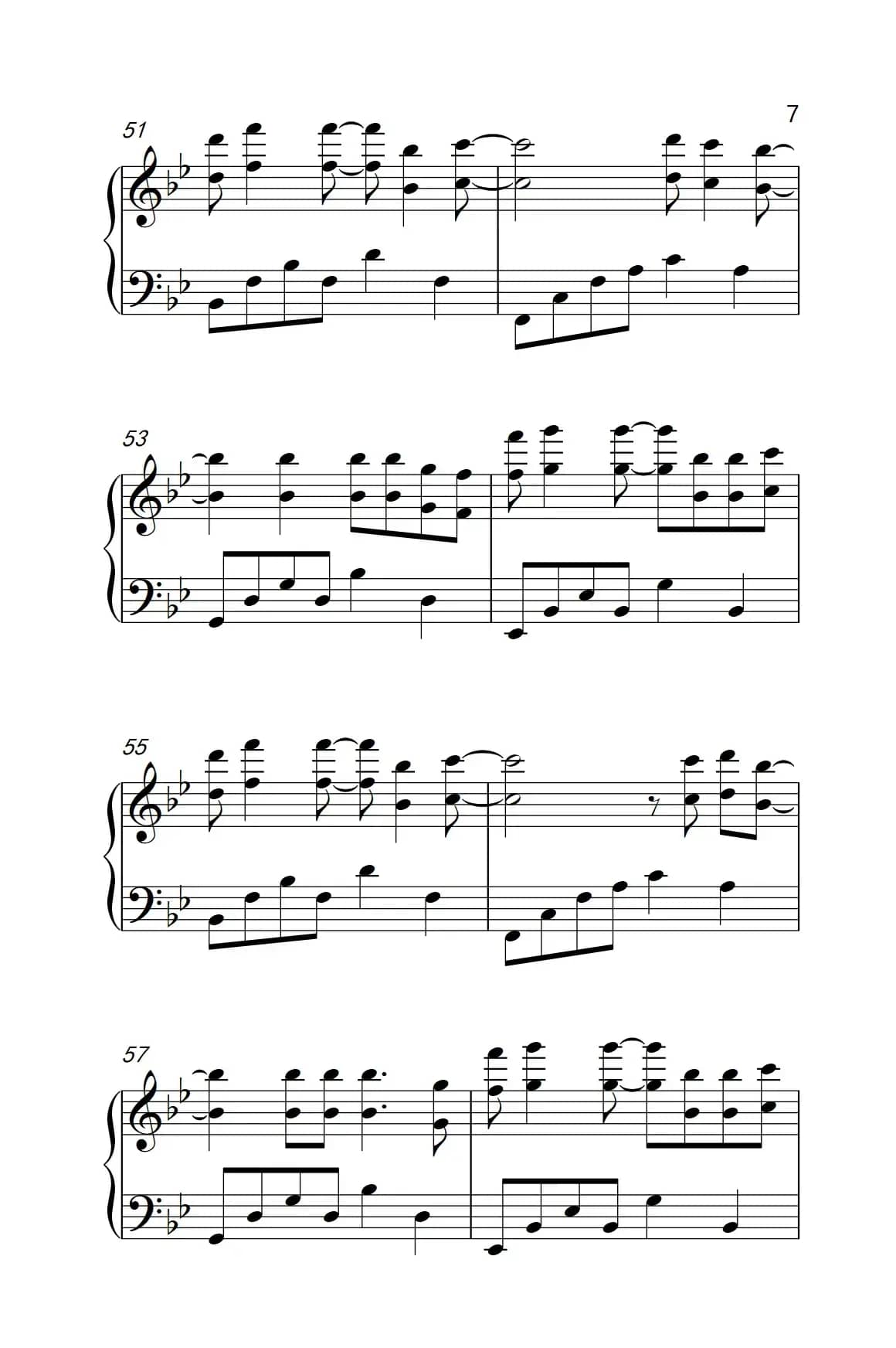 夜空中最亮的星（《弹吧音教》制谱版）