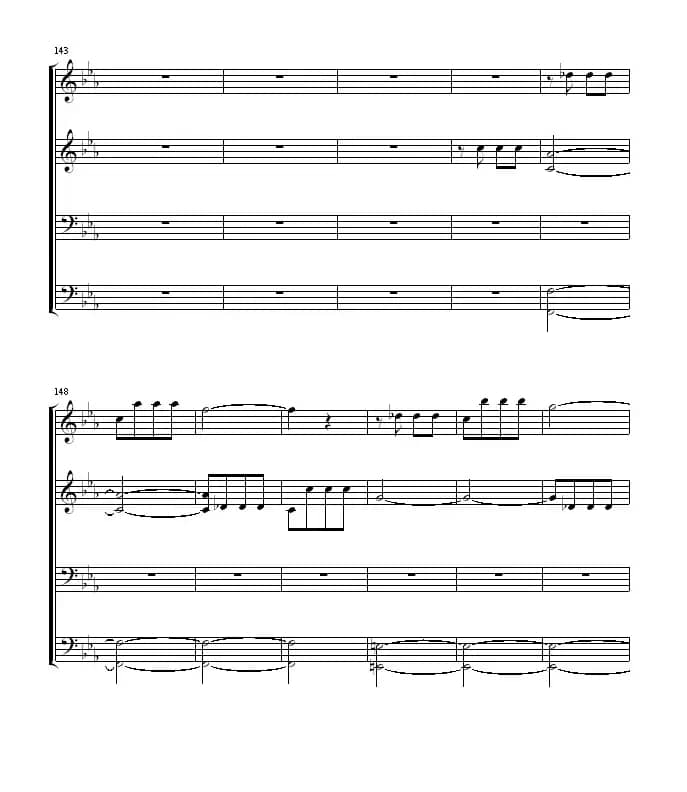 命运交响曲（四手联弹）