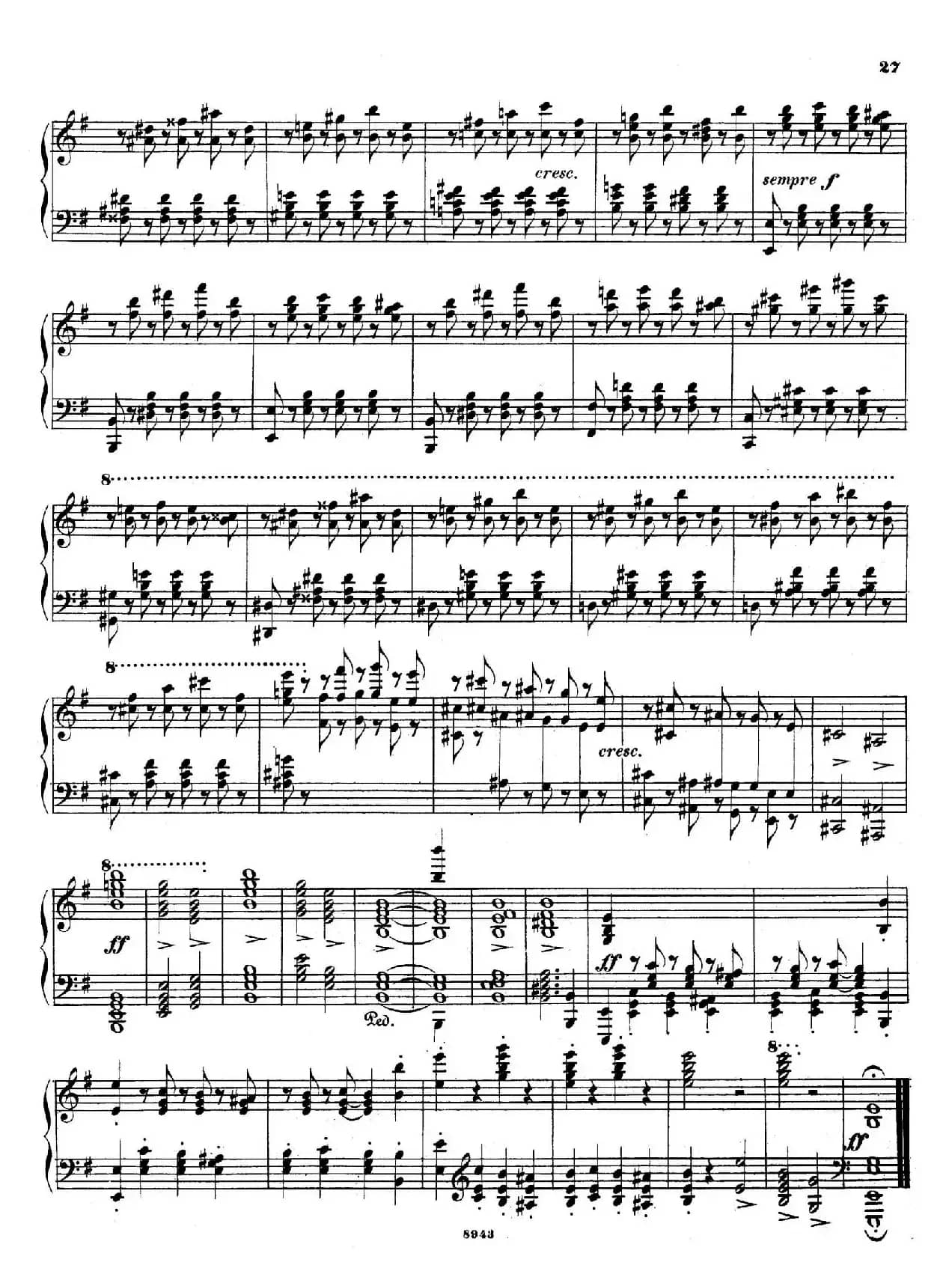 尼尔斯·加德 - e小调钢琴奏鸣曲