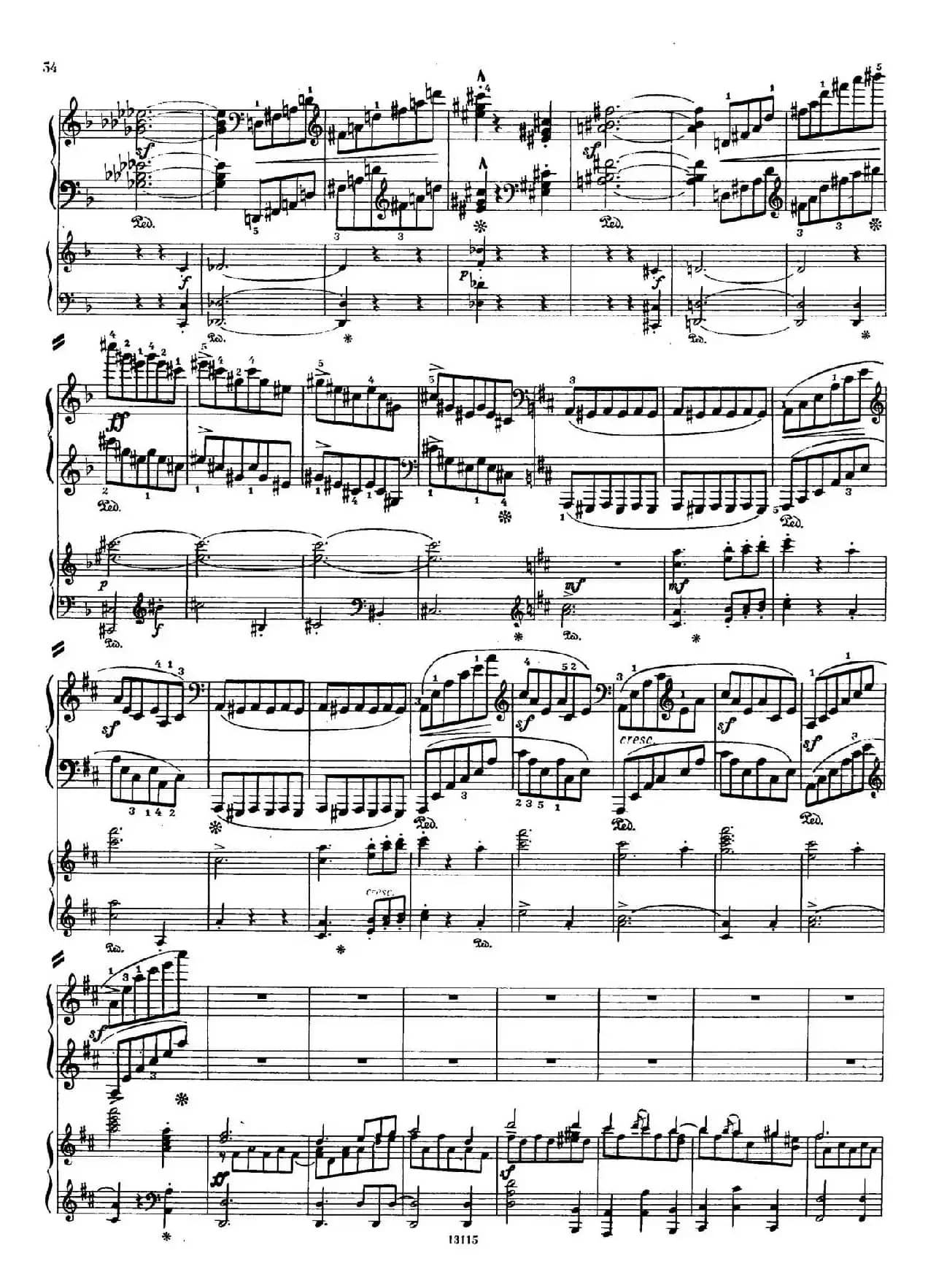 Piano Concerto in a Minor Op.54（a小调钢琴协奏曲·双钢琴）