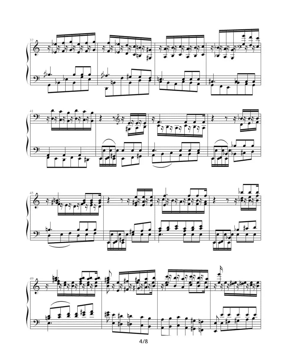 李斯特超凡练习曲第二首