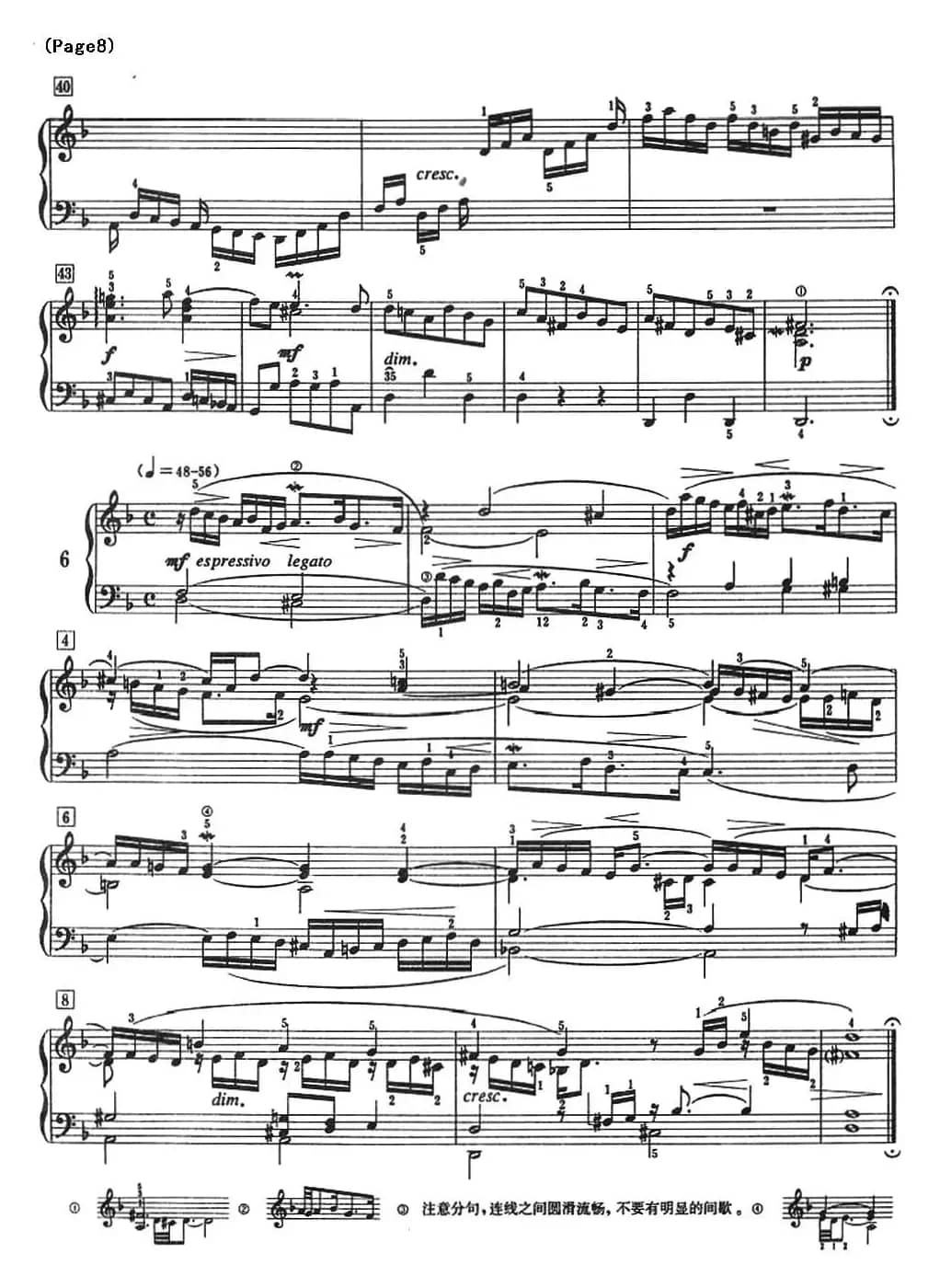 巴赫小前奏曲（NO.5-NO.8）