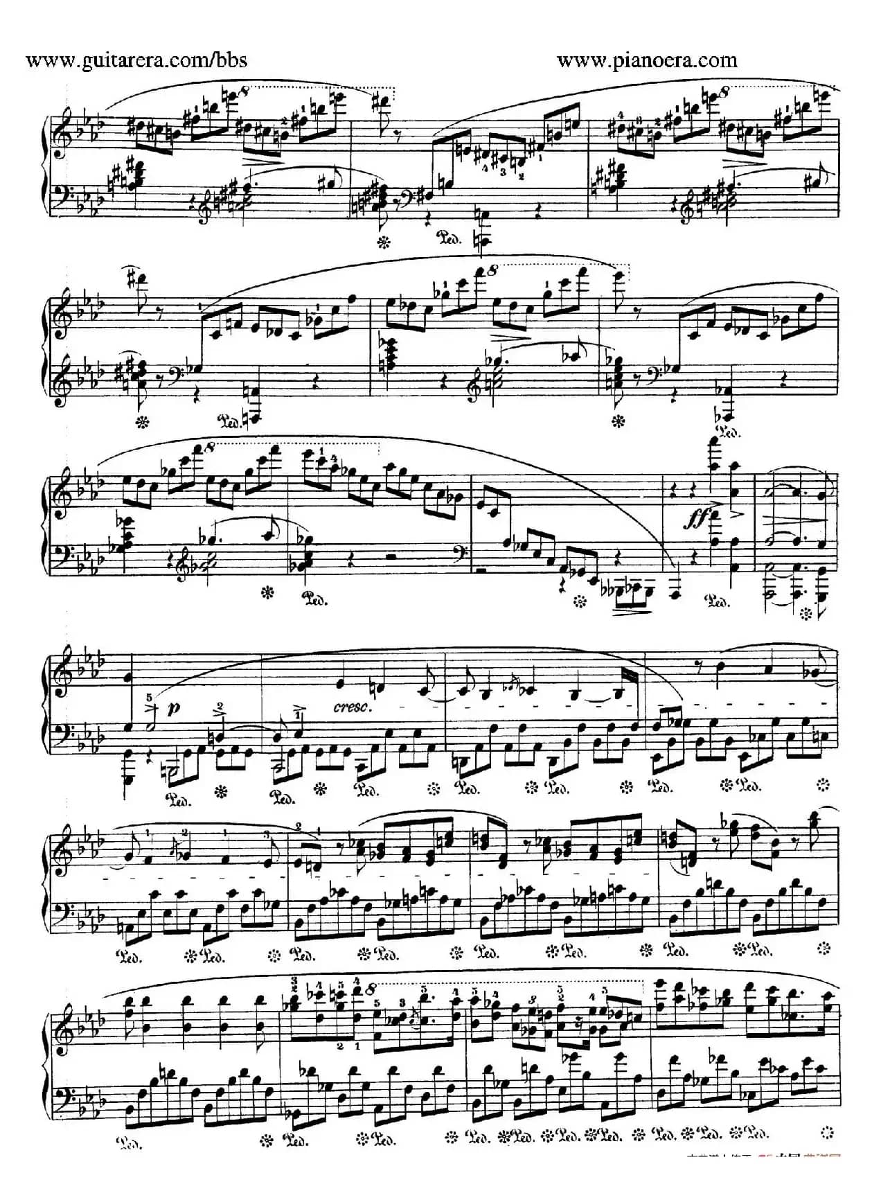 Fantasie in f Minor Op.49（f小调幻想曲）