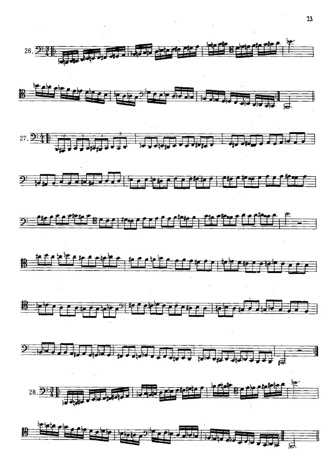 大管高级练习曲 第一部分 每日练习（21—33）