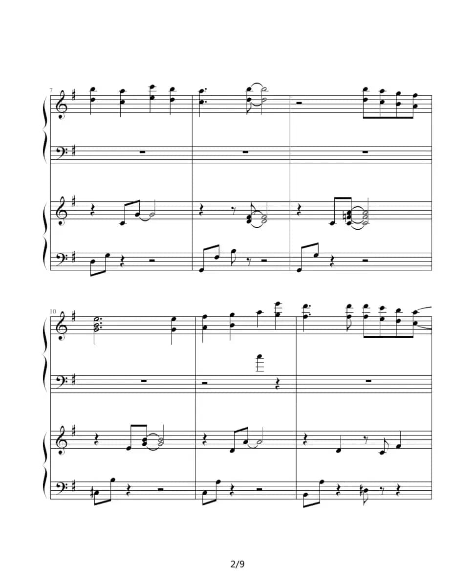 大好きだよ（双钢琴）