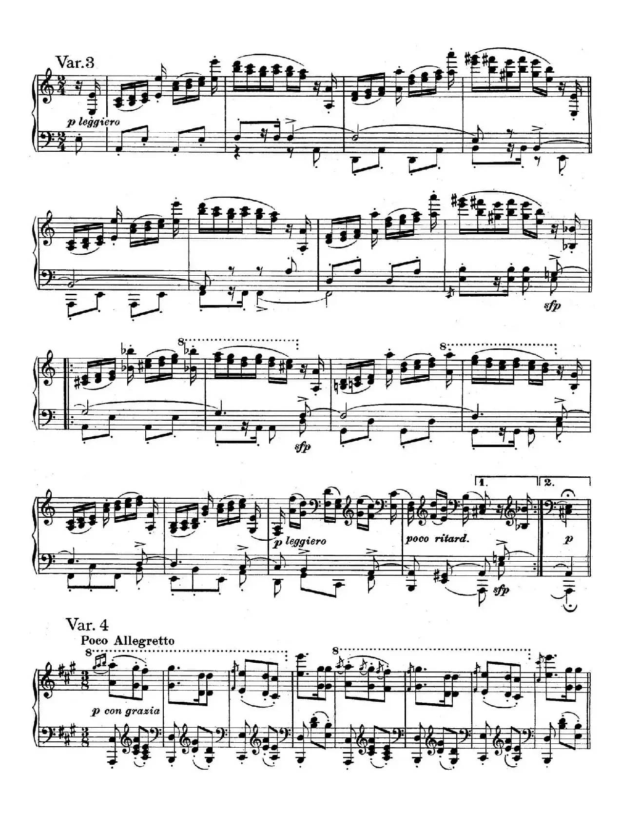 帕格尼尼主题变奏曲（Op.35 Livre2）