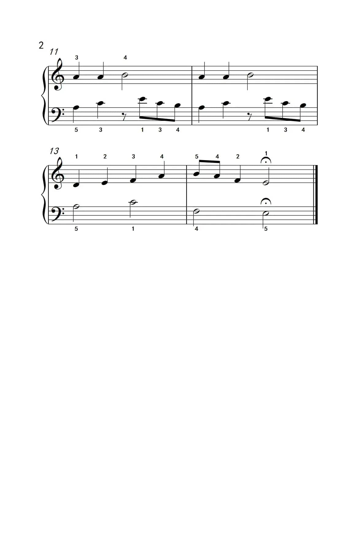 樱花（老年大学 钢琴教程 1）