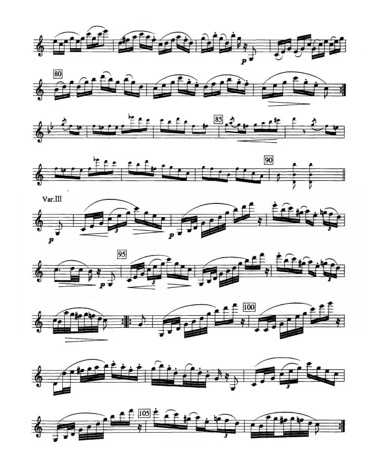 单簧管考级教材·第六级