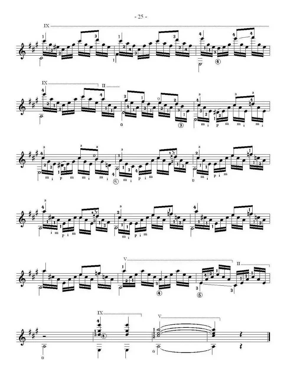 他雷加12首练习曲之12