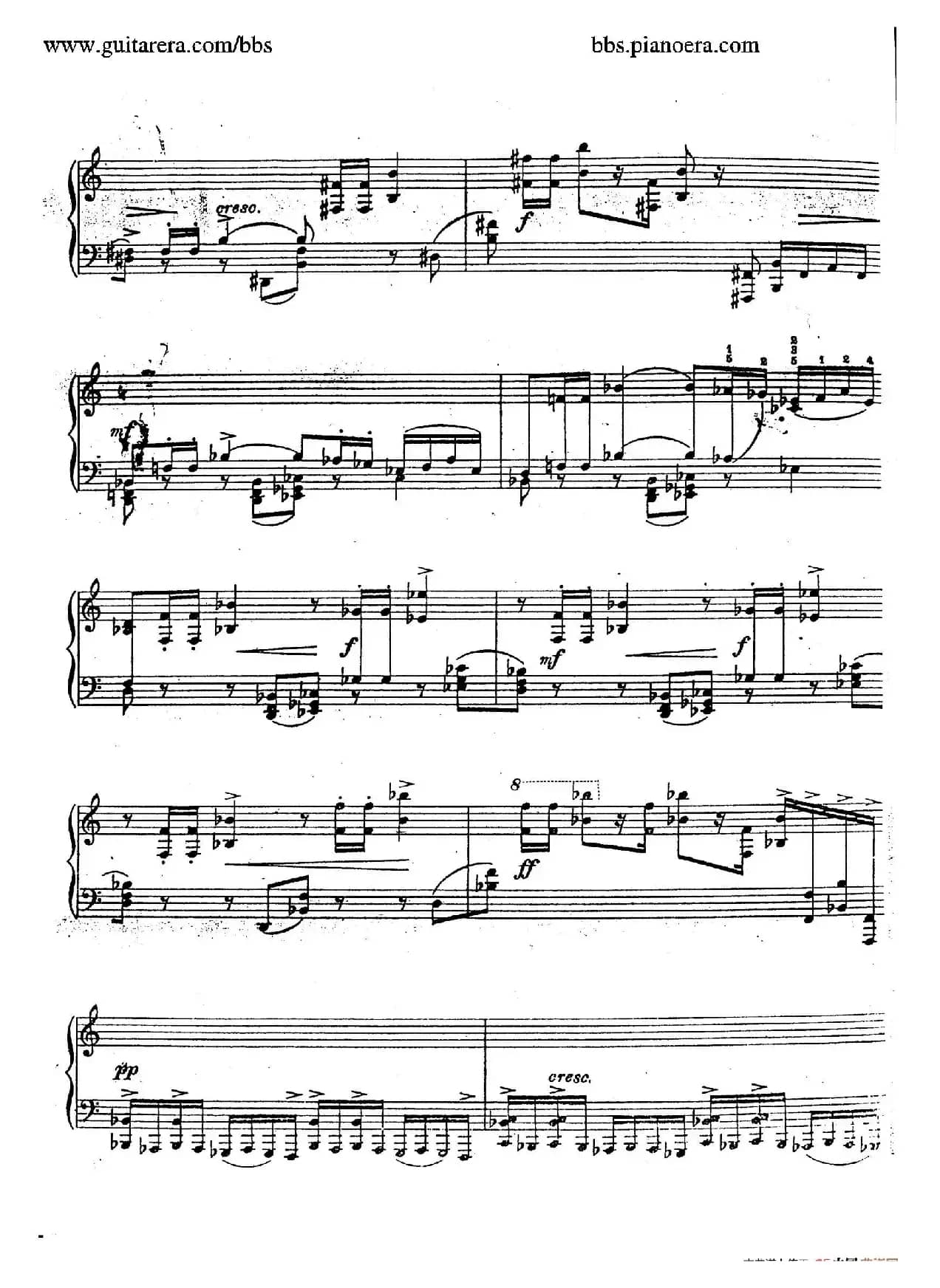 Etude in C Major For The Left Hand Op.32（C大调左手练习曲）