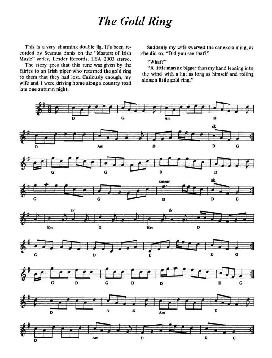 The Gold Ring（爱尔兰民歌）