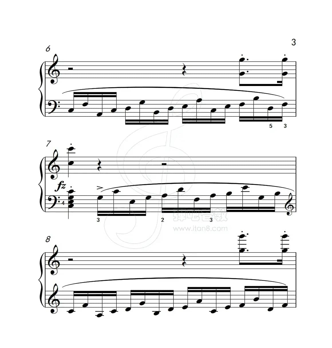 练习曲 10（克拉莫钢琴练习曲60首）