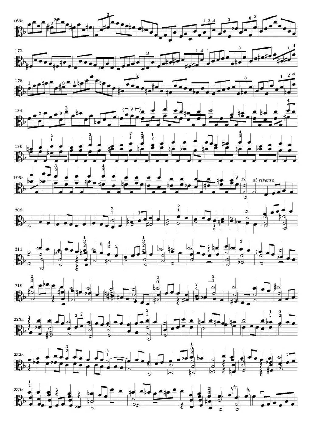 Bach Sonata BWV1005（无伴奏小提琴组曲）