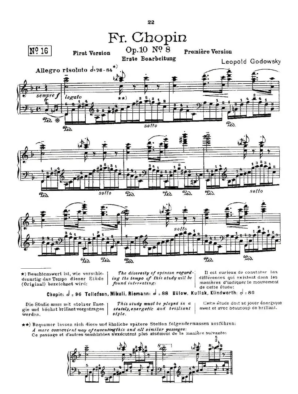 肖邦《练习曲》Fr.Chopin Op.10 No8-1