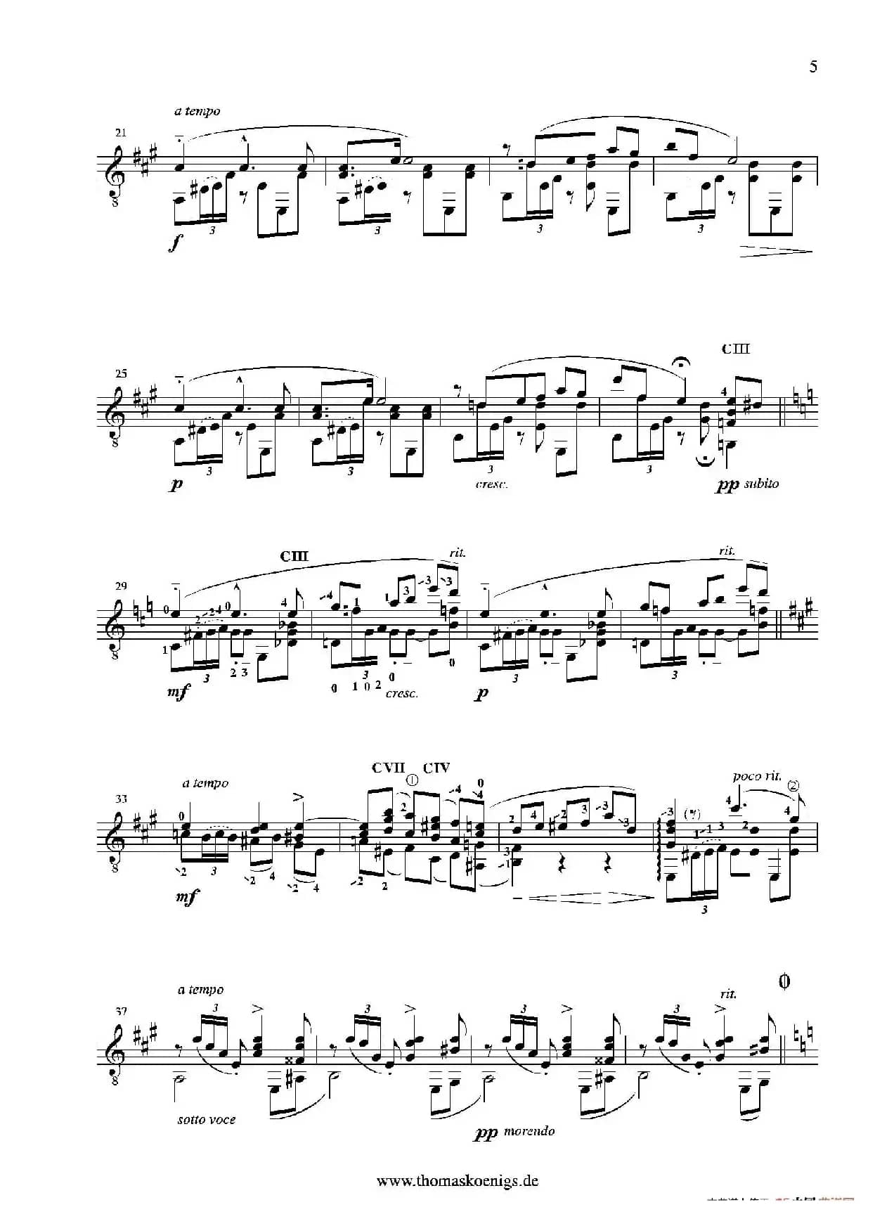Serenata Espanola Op.181(Besser bekannt als Cadiz der Suite espanola op.47)（古典吉他）
