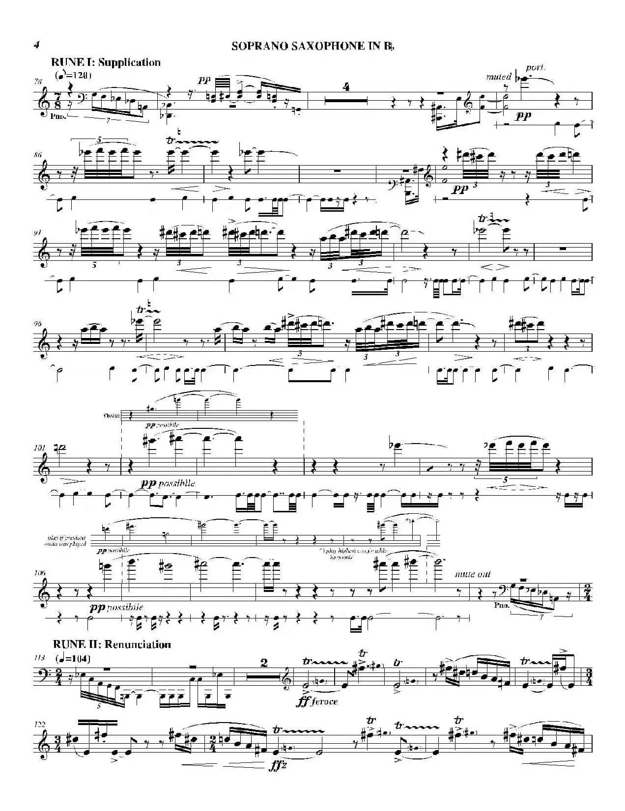 Lustration for The Millennium（高音萨克斯独奏）