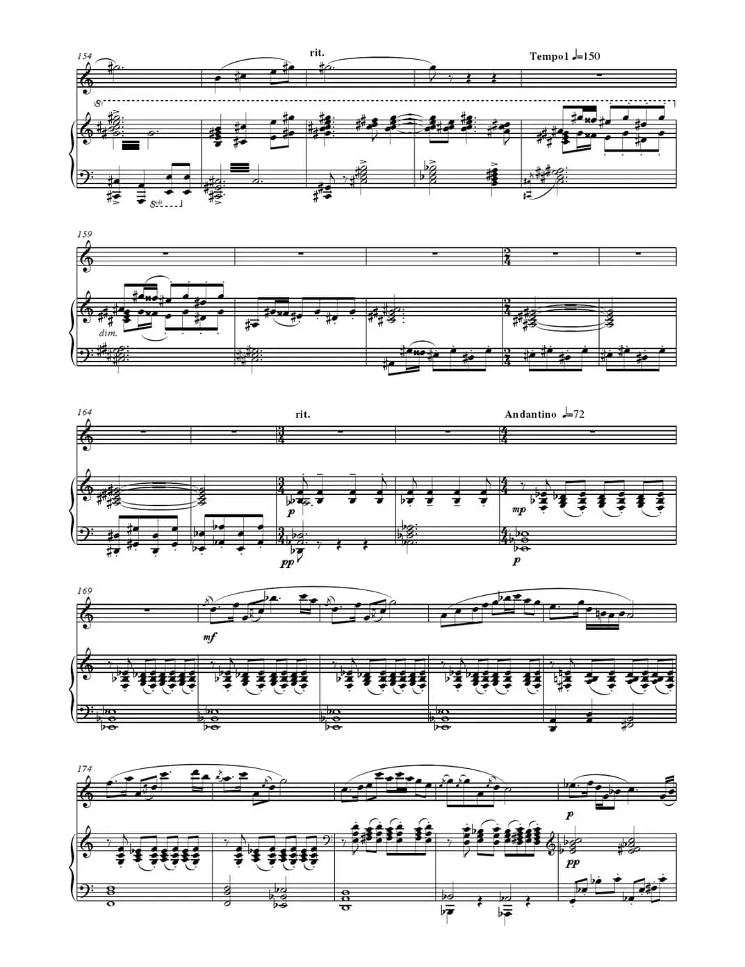 村寨欢歌（笛子与钢琴）