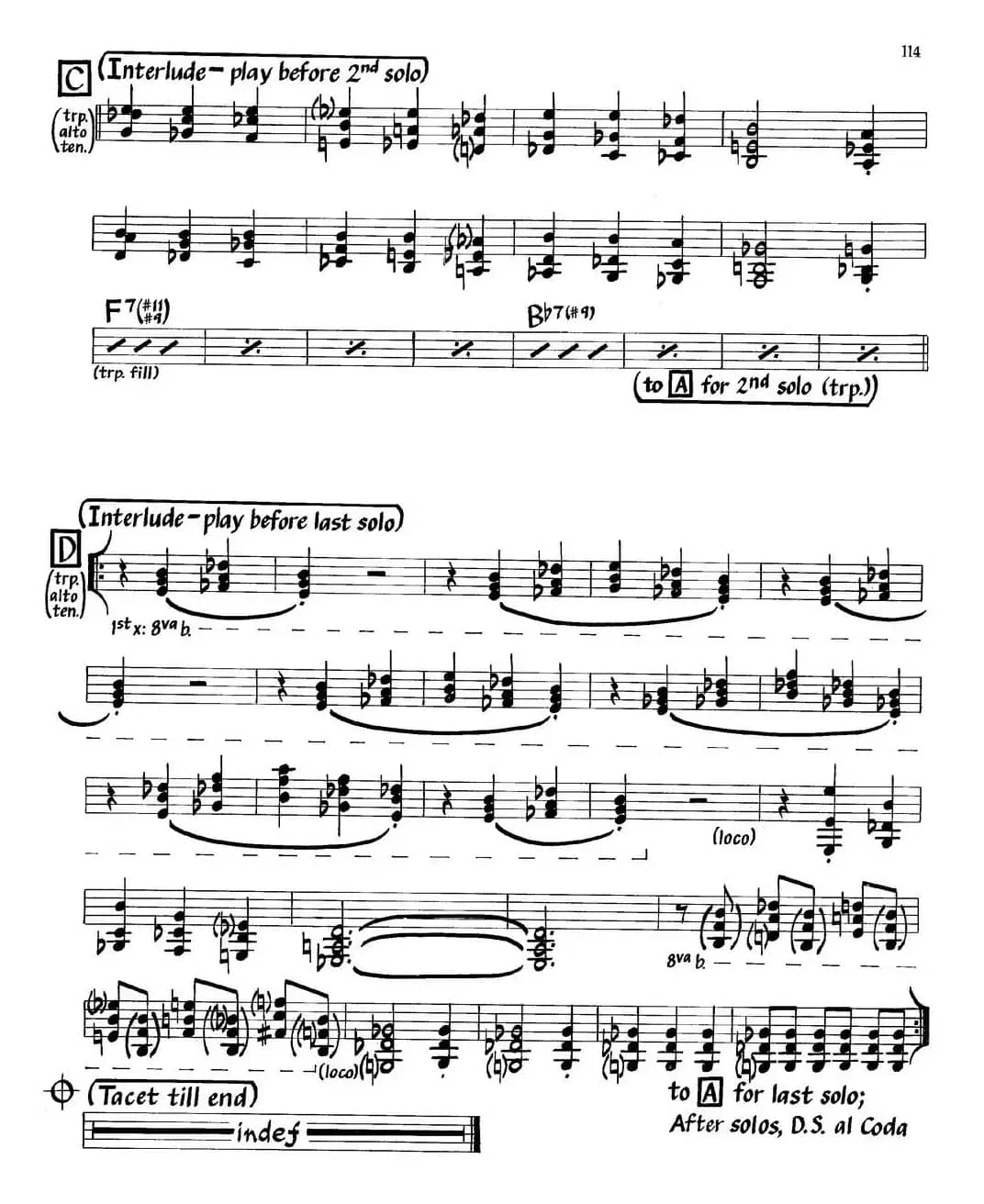 Gemini(Horn Parts)（爵士钢琴曲）