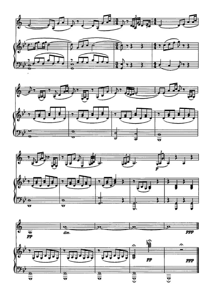 西拉穆轮河随想曲（单簧管+钢琴）