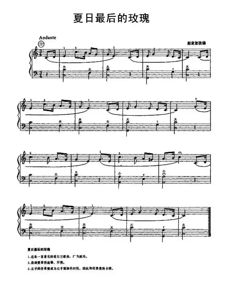 夏日最后的玫瑰