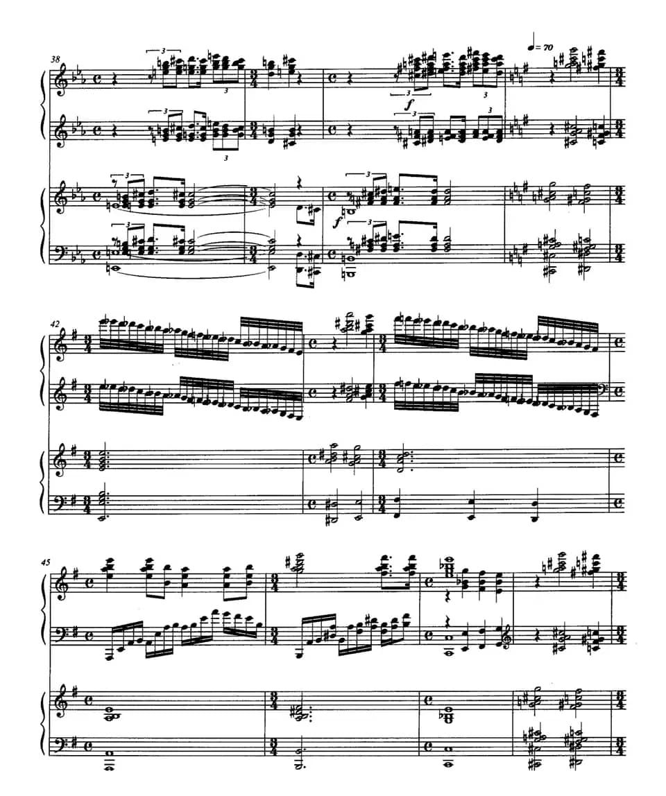 松花江上（钢琴协奏曲)P1—1）