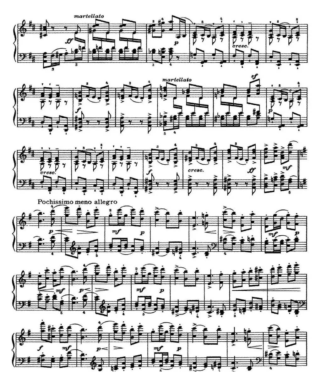 柴可夫斯基18首钢琴小品Op.72（4.Danse characteristique）