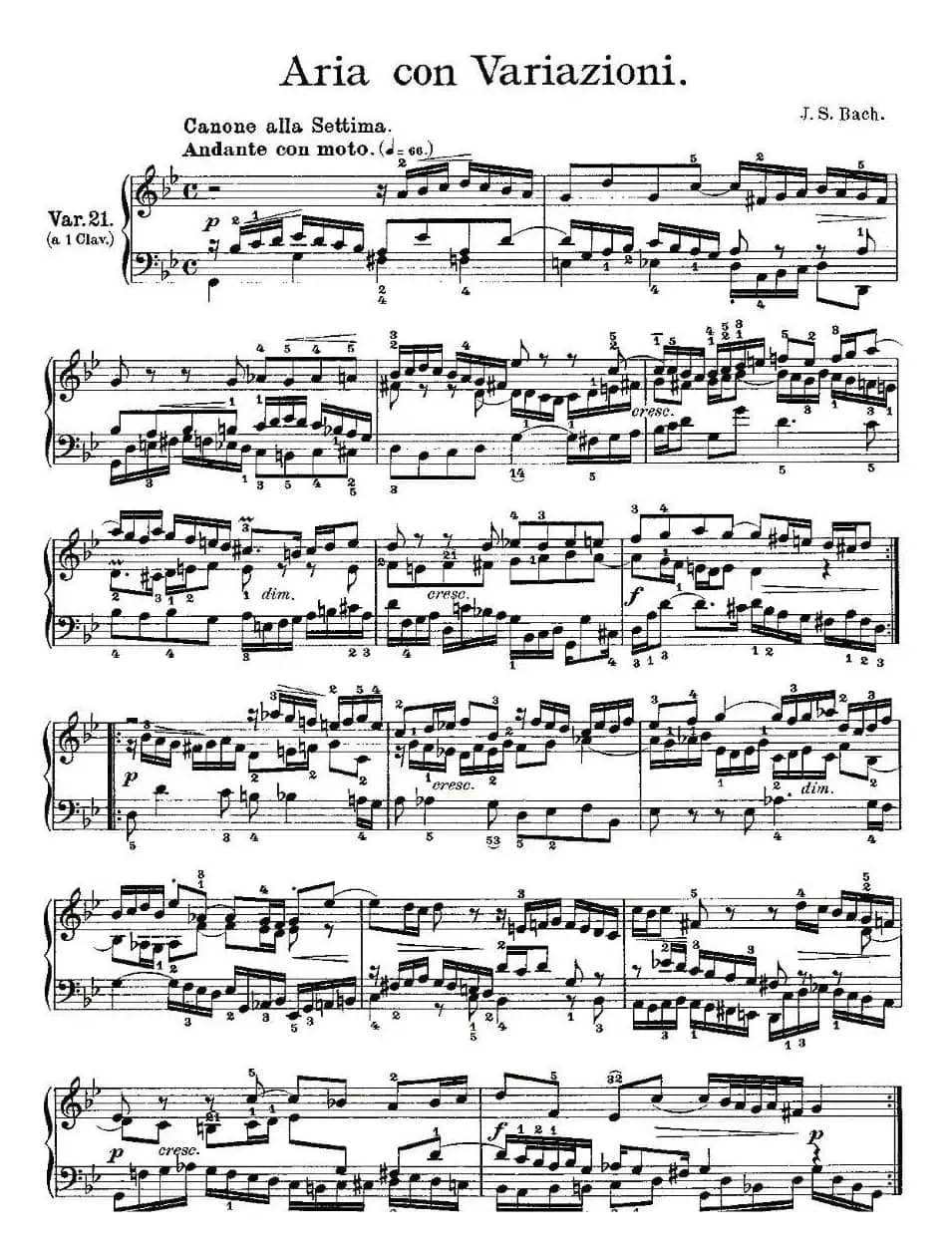 Aria con Variazioni 之21