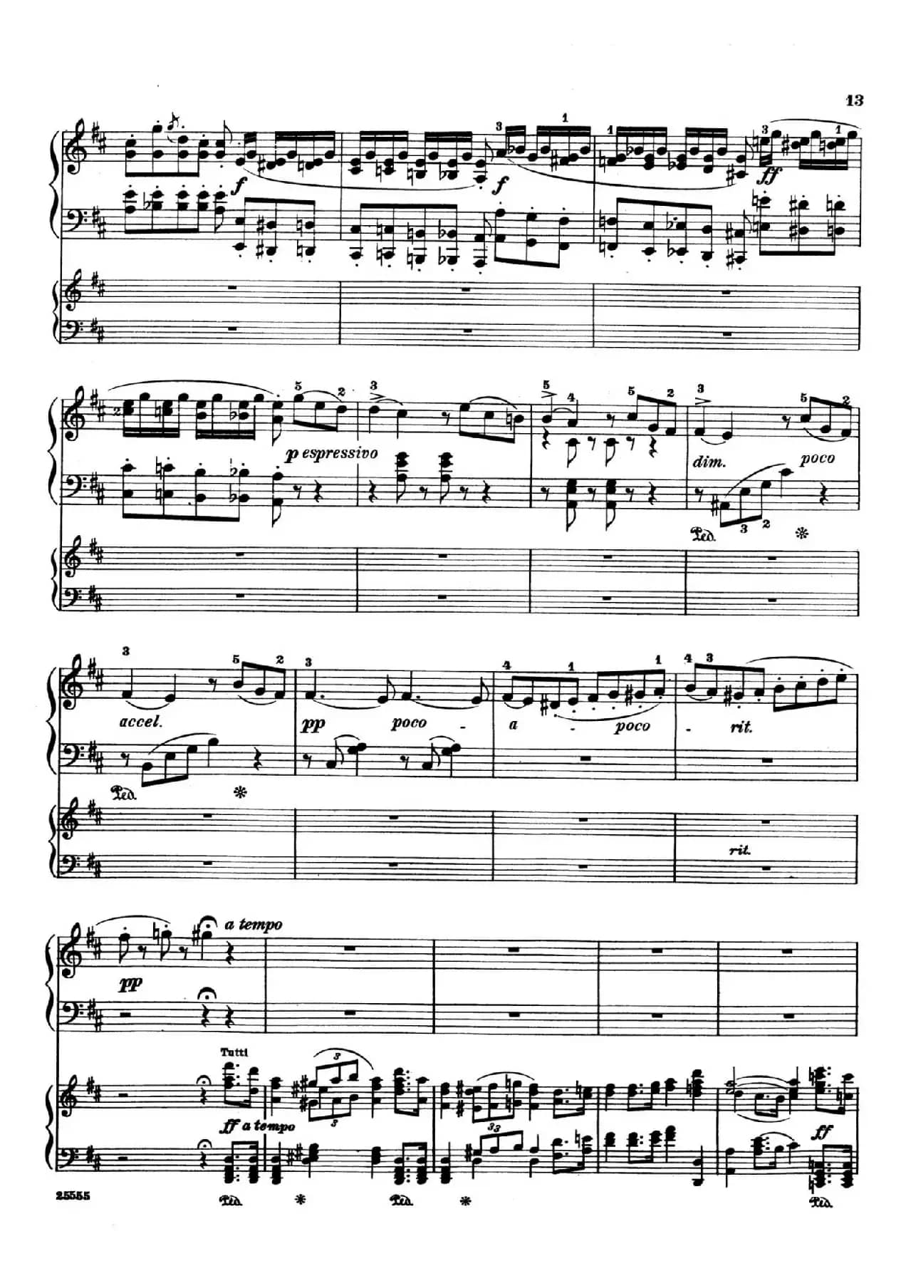 Capriccio Brillante in B Major Op.22（B大调华丽随想曲·双钢琴）