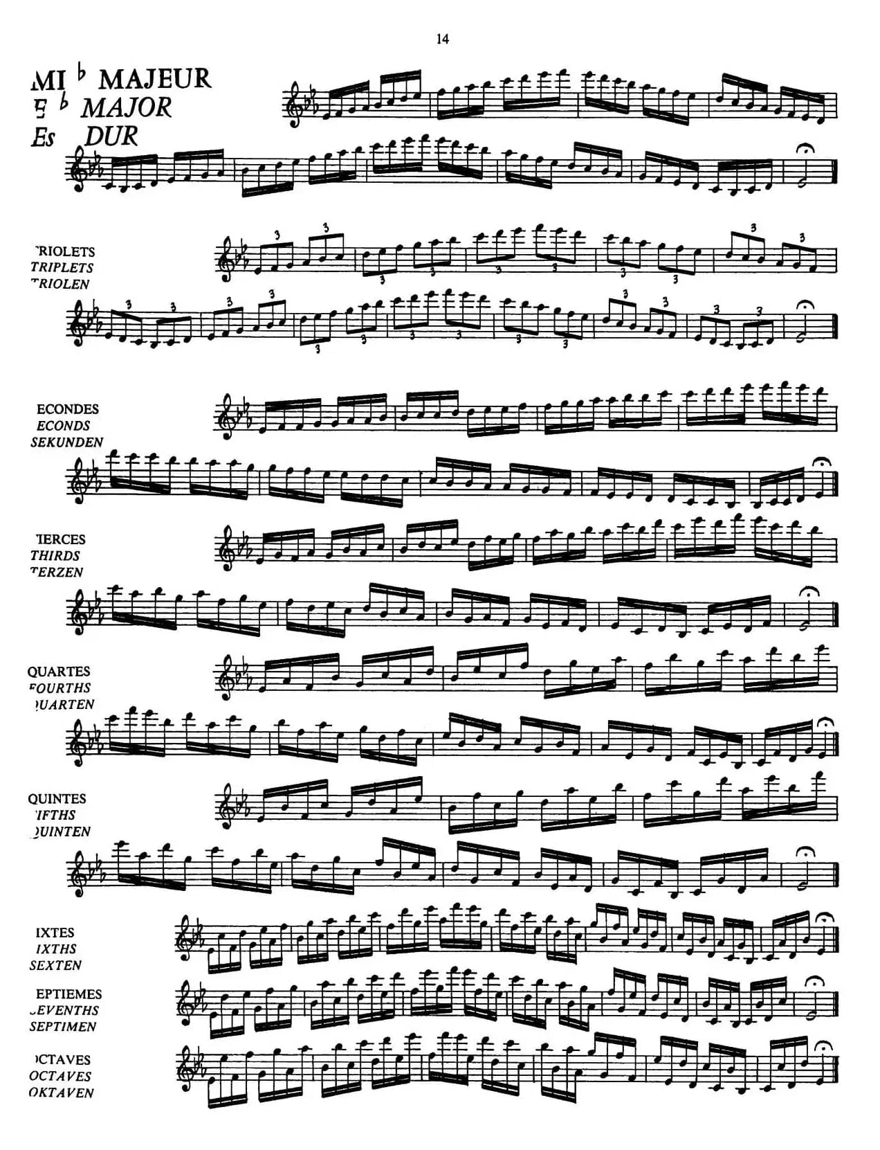 五线谱音阶练习（P13——17）