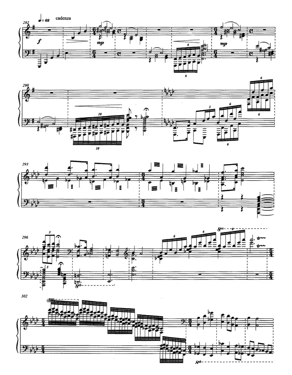 松花江上（钢琴协奏曲)P11—2）